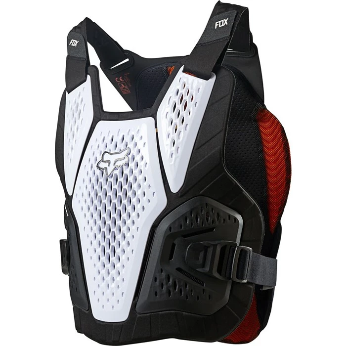 Fox Raceframe Impact SB D3O панцирь без плеч, белый