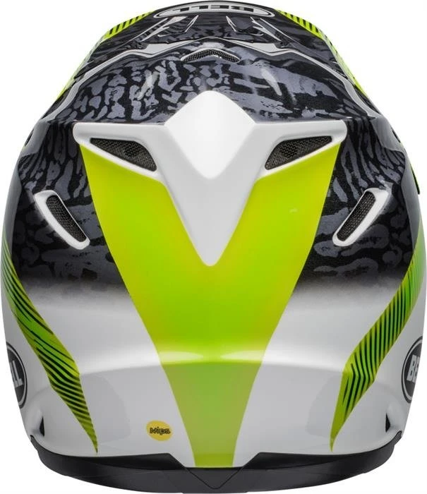Bell Moto-9 Mips Chief шлем кроссовый, салатово-серый