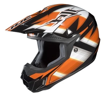 Шлем HJC CL-X6 Spectrum MC-7 (черный/оранжево-белый))