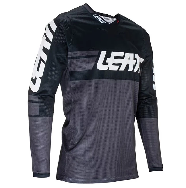 Leatt Moto 4.5 X-Flow 2024 Black джерси, черный