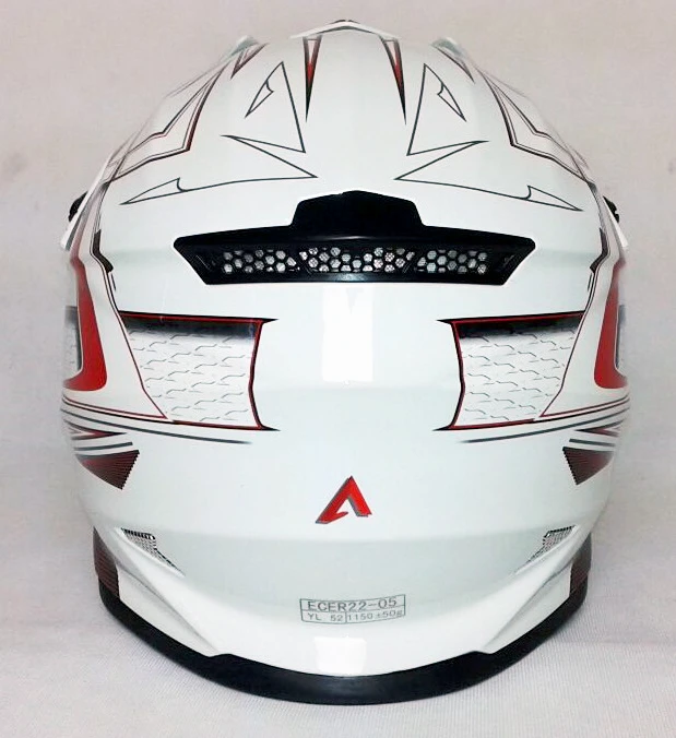 Ataki SC-15 Rift шлем кроссовый детский, бело-красный