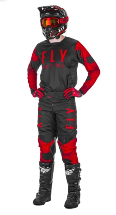 Fly Racing Kinetic K221 2021 комплект, красно-черный
