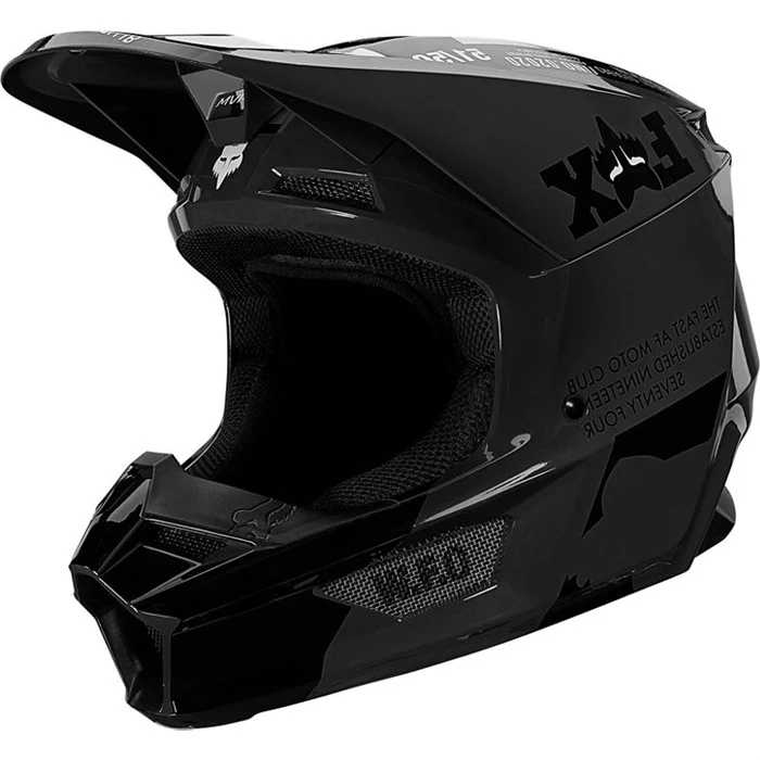 Fox Racing V1 Illmatik Black шлем кроссовый