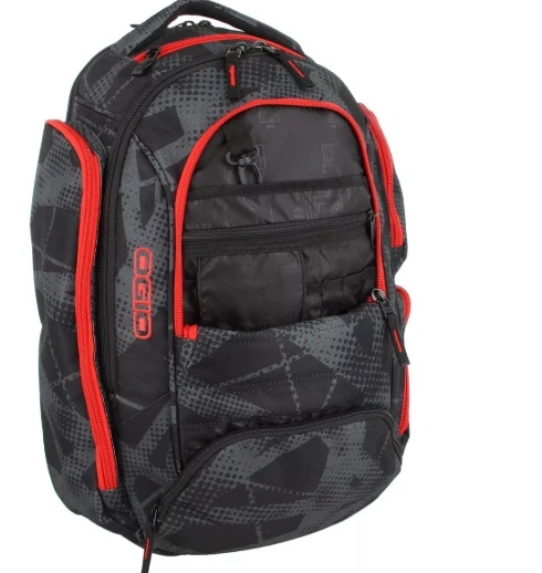 OGIO Metro II Fracture рюкзак, серо-красно-черный