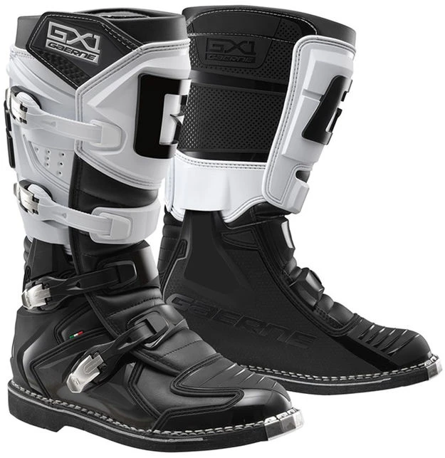 Gaerne GX1 Goodyear мотоботы, черно-белый
