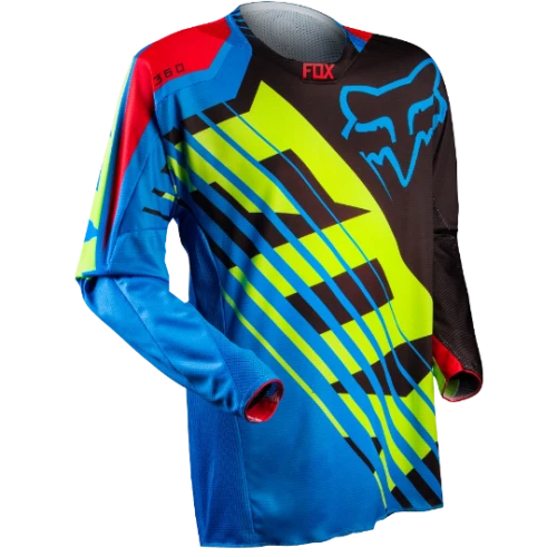 Fox Racing 360 Savant джерси, сине-черный