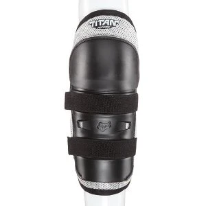 Fox PeeWee Titan Knee Guard наколенники детские, черно-серебристый