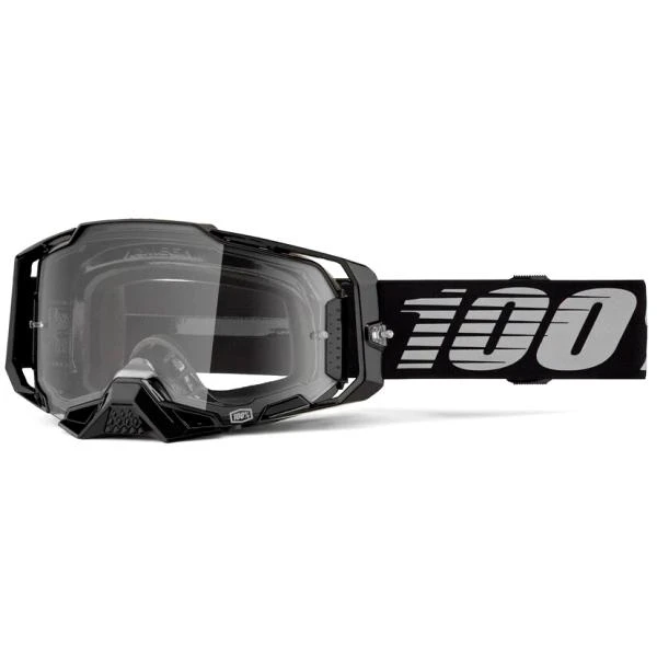 100% Armega Black / Clear Lens мотоочки