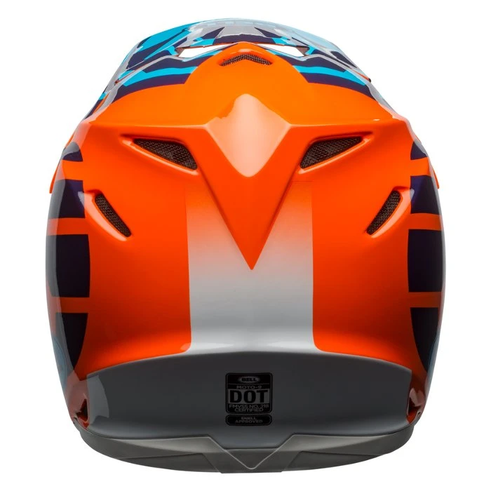 Bell Moto-9 Mips District шлем кроссовый, сине-оранжевый