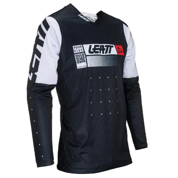 Leatt Moto 4.5 Lite 2024 Black джерси, черный