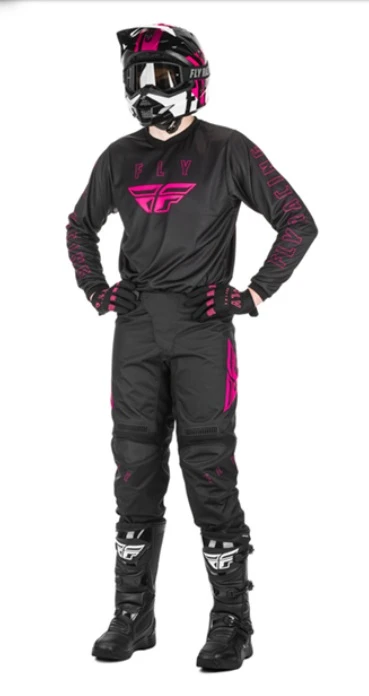 Fly Racing F-16 2021 комплект, черно-розовый