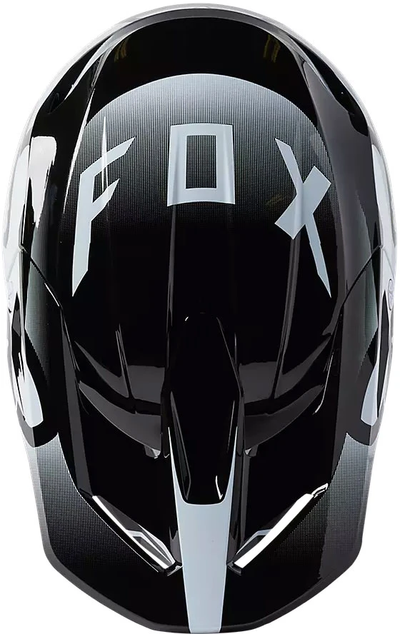 Fox Racing V1 Leed Black/White шлем кроссовый