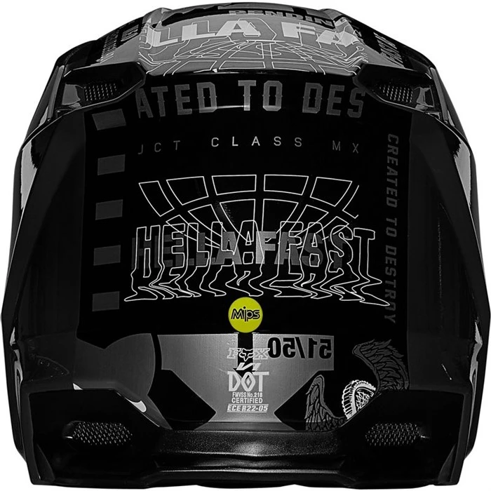 Fox Racing V1 Illmatik Black шлем кроссовый