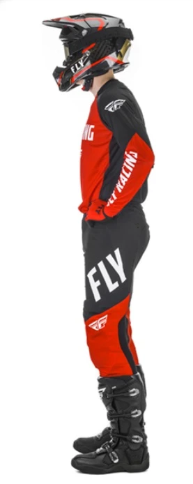 Fly Racing Evolution DST 2021 комплект, красно-черно-белый