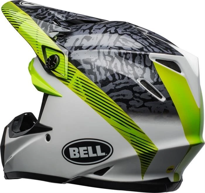 Bell Moto-9 Mips Chief шлем кроссовый, салатово-серый
