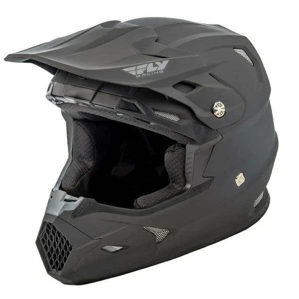 Fly Racing Toxin Solid 2021 шлем кроссовый, черный