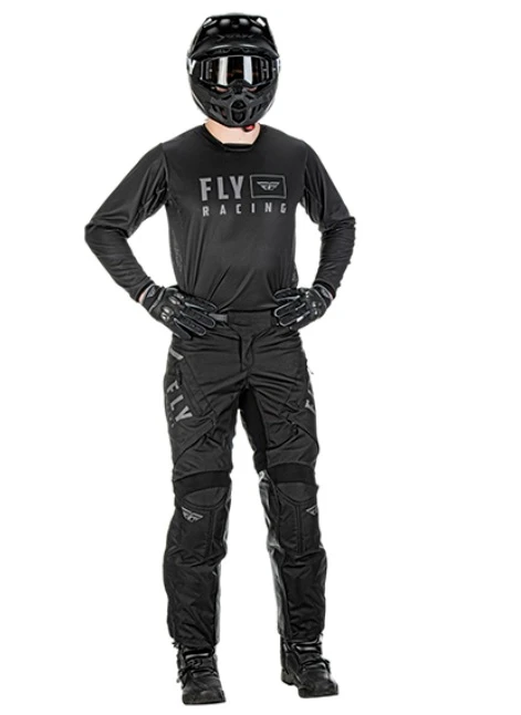 Fly Racing Patrol Overboot 2022 мотоштаны эндуро, черный