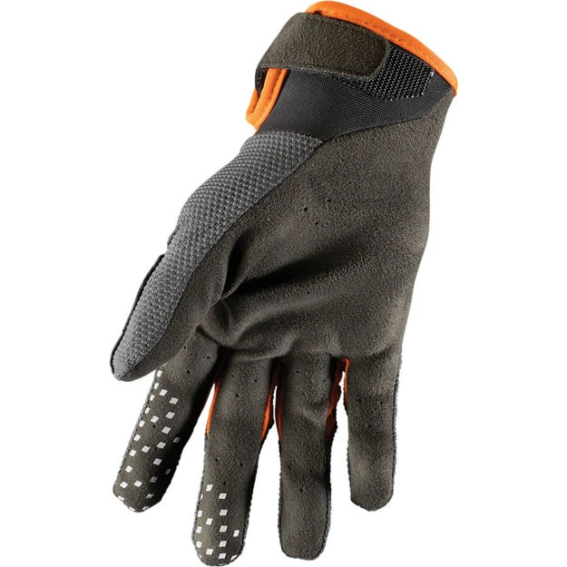 Thor Draft Charcoal/Orange мотоперчатки