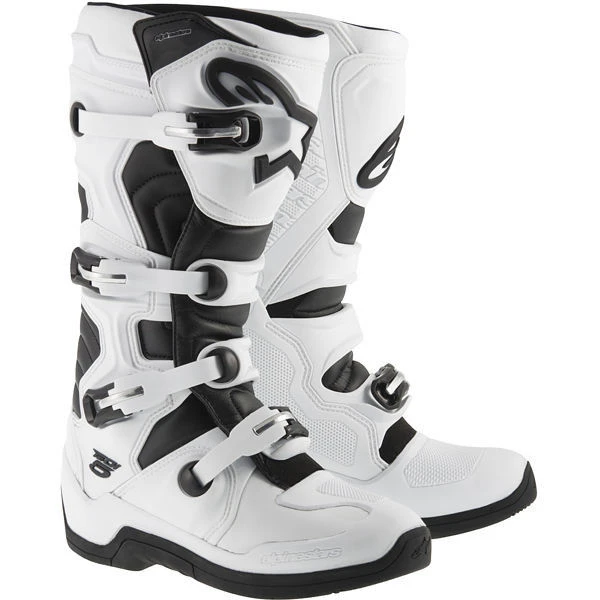 Alpinestars Tech 5 мотоботы кроссовые, бело-черный