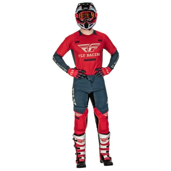 Fly Racing Evolution DST 2022 комплект, красно-серый