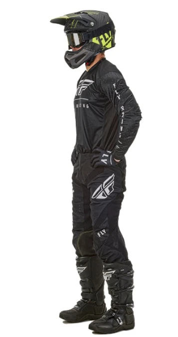Fly Racing Lite Hydrogen 2020 комплект, черно-белый