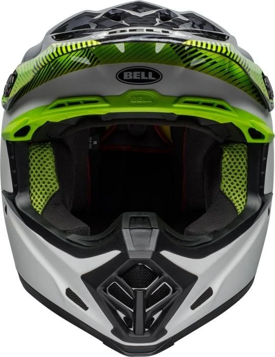 Bell Moto-9 Mips Chief шлем кроссовый, салатово-серый