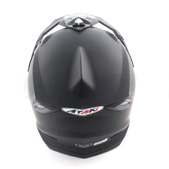 Ataki MX801 Solid шлем кроссовый, черный