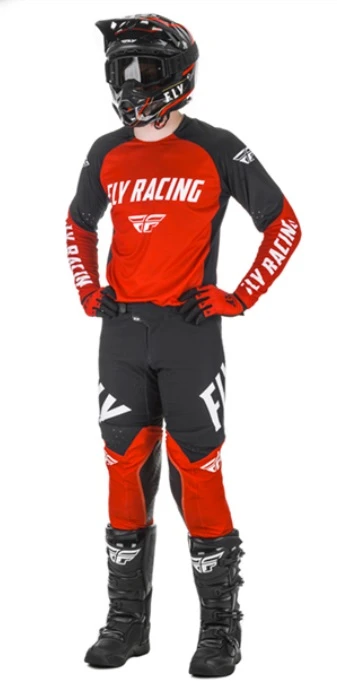 Fly Racing Evolution DST 2021 комплект, красно-черно-белый