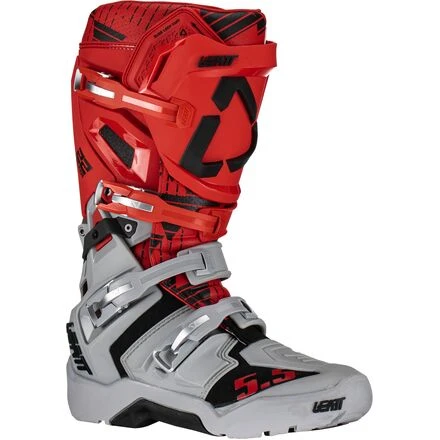 Leatt 5.5 FlexLock Enduro JW22 мотоботы, красно-серый