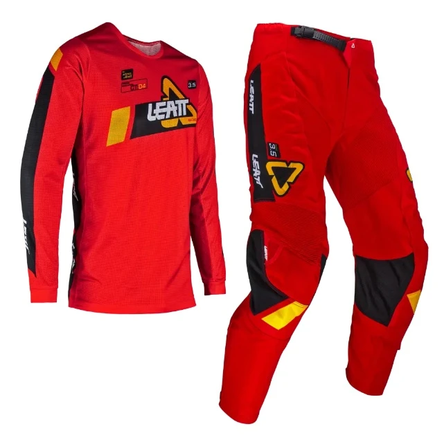 Leatt 3.5 Ride Kit Mini 2024 Red комплект детский, мотоштаны + джерси, красный
