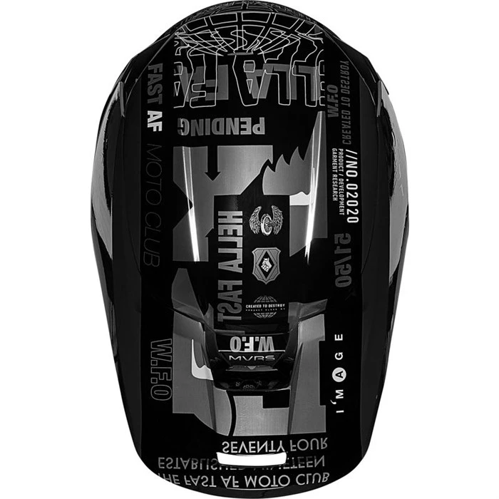 Fox Racing V1 Illmatik Black шлем кроссовый