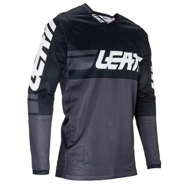 Leatt Moto 4.5 X-Flow 2024 Black джерси, черный