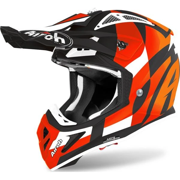 Airoh Aviator Ace Trick Orange Matt шлем внедорожный, оранжевый матовый