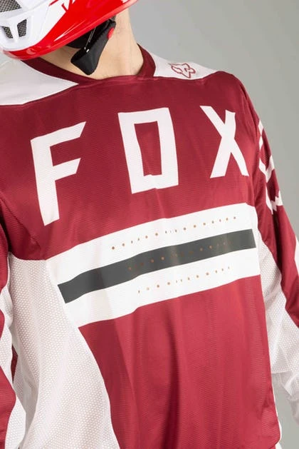 Fox Racing Flexair Preest комплект, темно-красно-белый