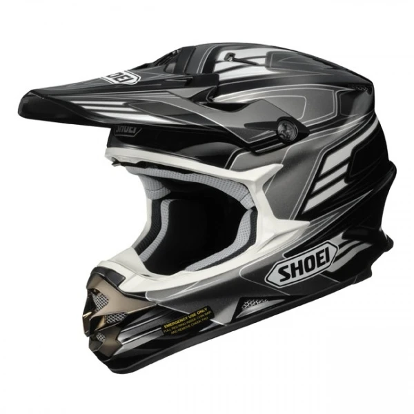 Shoei VFX-W Werx TC-5 шлем кроссовый, черно-серебристо-серый