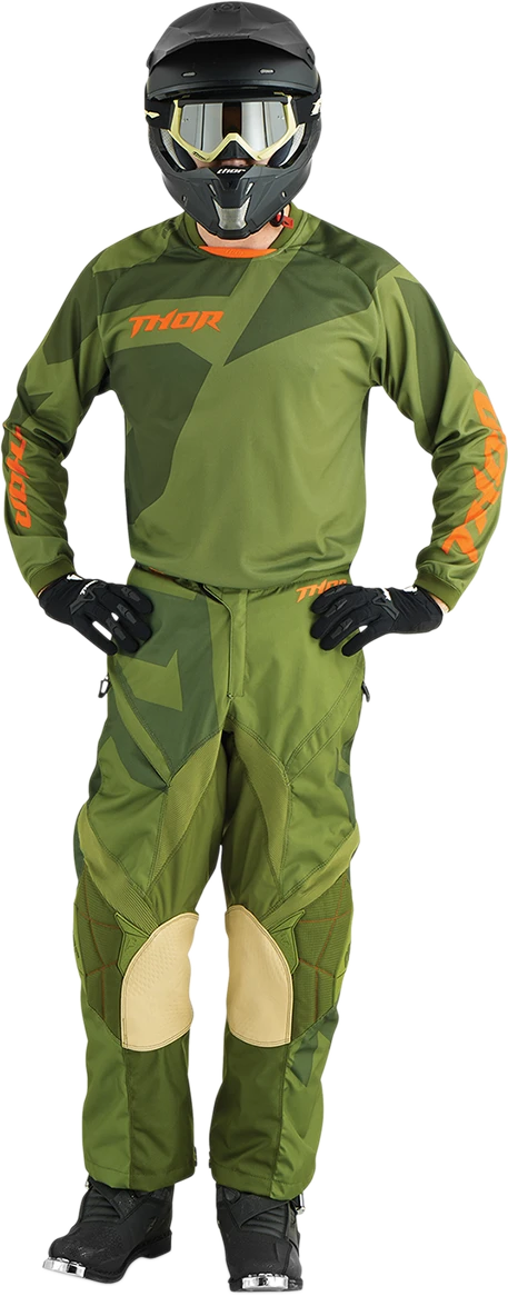 Thor Phase Off Road Cloak мотоштаны эндуро, зеленый