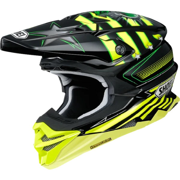Shoei VFX-WR Grant 3 TC-3 шлем кроссовый, желто-черный