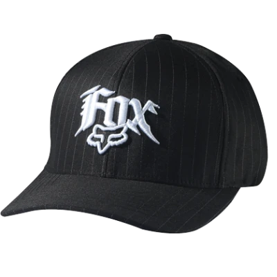 Fox Racing Next Century Flexfit бейсболка, черный с полосками
