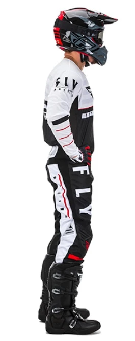 Fly Racing Kinetic K120 2020 комплект, черно-белый