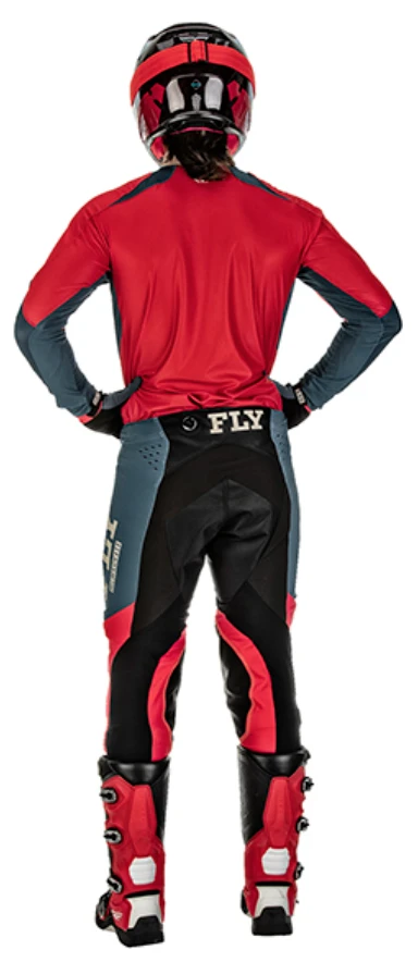 Fly Racing Evolution DST 2022 комплект, красно-серый