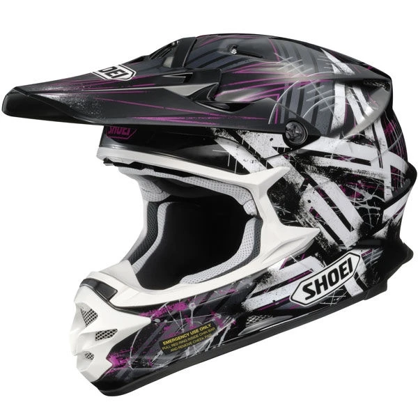 Shoei VFX-W Crosshair TC-10 шлем кроссовый, фиолетовый