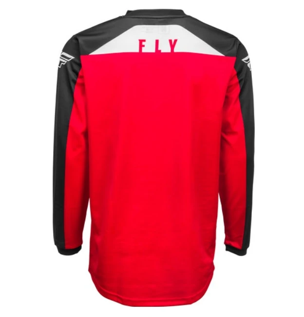 Fly Racing F-16 2020 джерси, красно-бело-черный