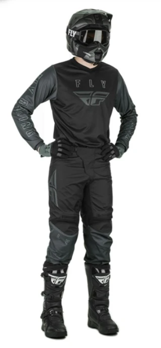 Fly Racing F-16 2021 мотоштаны, черно-серый