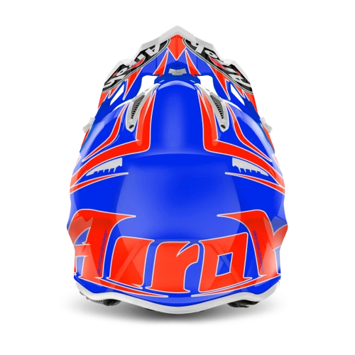 Airoh Aviator 2.2 Edge Blue шлем внедорожный, красно-синий