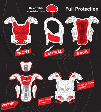 Alpinestars A-8 Chest Protection Vest for BNS панцирь, черный