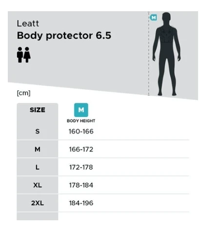 Leatt Body Protector 3DF AirFit Lite Evo моточерепаха, черный