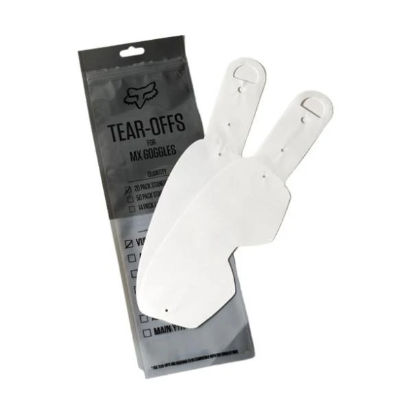 Fox Airspace/Main II Standart Tear Off Clear отрывные пленки (20шт)