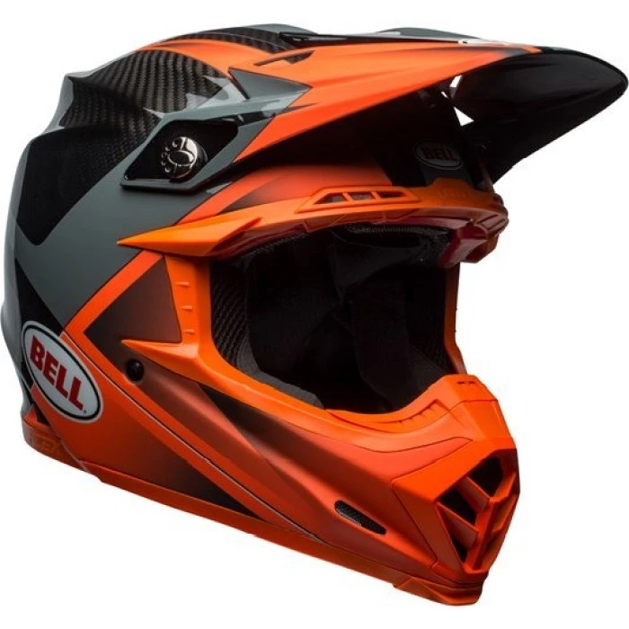 Bell Moto-9 Flex Hound шлем кроссовый, оранжево-серый