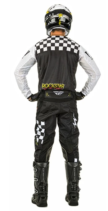 Fly Racing Kinetic Rockstar 2020 комплект, черно-белый