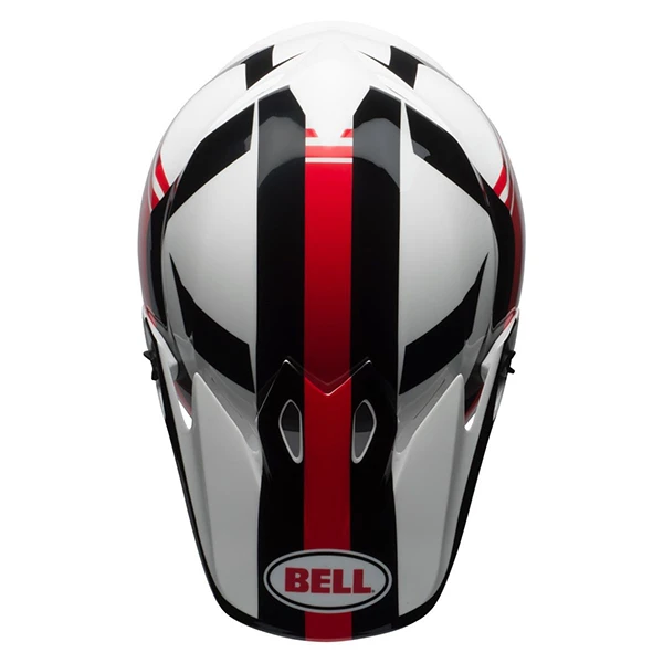 Bell MX-9 Mips Marauder шлем кроссовый, бело-черно-красный